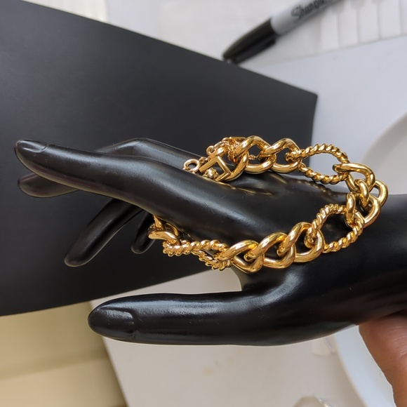 Monet Gold Plated Bracelet - Picture 3 of 6